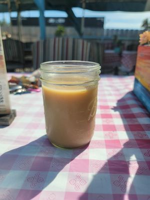 Cold brew with horchata at Eris Food Co in Oceanside