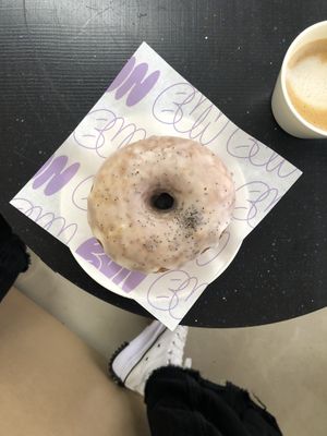 lemon poppyseed doughnut  at Bun and Coffee in Malaga