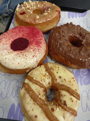 Selección de Donuts at Bun and Coffee in Malaga