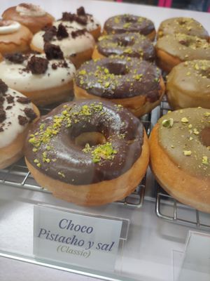 Pistachio chocolate at Bun and Coffee in Malaga