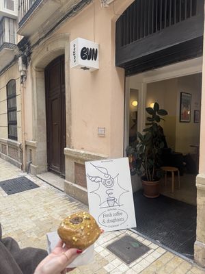 All donuts are vegan 🍩♥️ soft and yummy 🫶🏻  at Bun and Coffee in Malaga