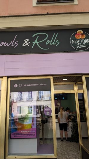 Entry at Buddha Bowls by Elena's in Vienna