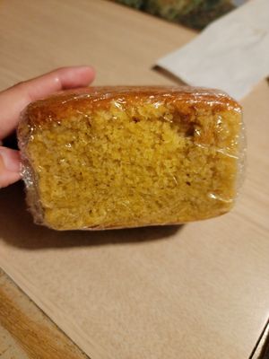 Corn bread at NuVegan in Baltimore