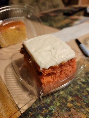 Strawberry cake at NuVegan in Baltimore