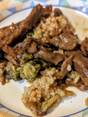 Vegan Beef and broccoli at NuVegan in Baltimore