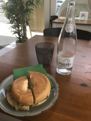 The no. 6 bagel  at Green Planet the Foodcourt in Gran Canaria