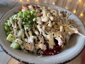 Poké bowl  at Green Planet the Foodcourt in Gran Canaria