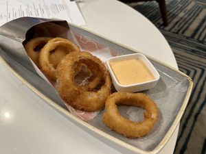 Onion rings  at Walt Disney World - Steakhouse 71 in Lake Buena Vista