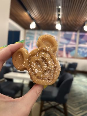 Allergy waffle   at Walt Disney World - Steakhouse 71 in Lake Buena Vista