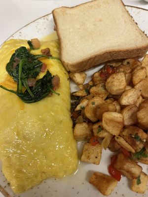 Just Egg Omelet   at Walt Disney World - Steakhouse 71 in Lake Buena Vista