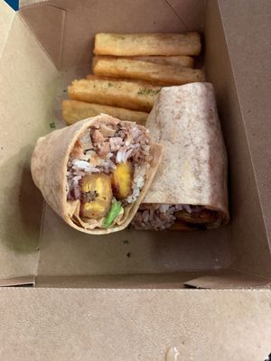 Cuban wrap  at Vegan Tierra in Cooper City