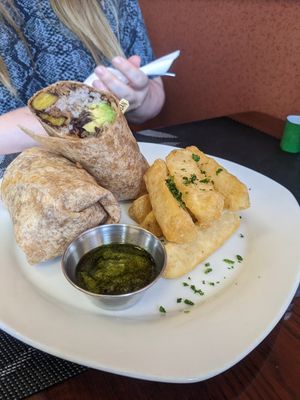 Cuban wrap at Vegan Tierra in Cooper City