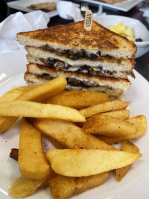 Supreme grilled cheese   at Vegan Tierra in Cooper City