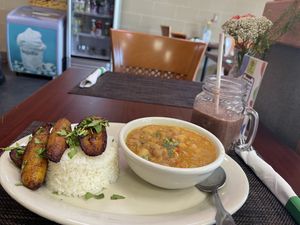 Delicious soups!  at Vegan Tierra in Cooper City