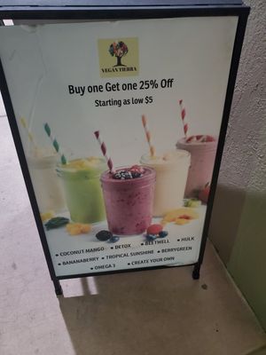  at Vegan Tierra in Cooper City