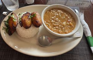 Chickpea dinner  at Vegan Tierra in Cooper City
