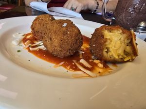 Fried mac and cheese at Vegan Tierra in Cooper City
