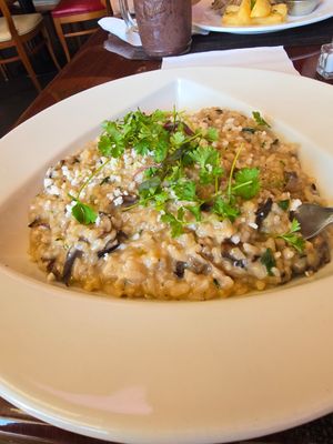 Amazing risotto at Vegan Tierra in Cooper City