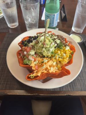 Mex salad bowl  at Vegan Tierra in Cooper City