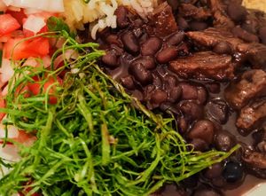 Feijoada vegana at Flor de Lótus Culinária Vegana in Itajuba