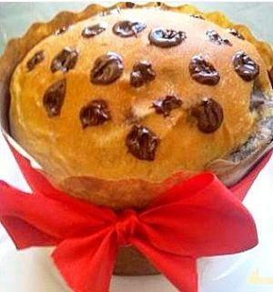 Chocotone at Flor de Lótus Culinária Vegana in Itajuba