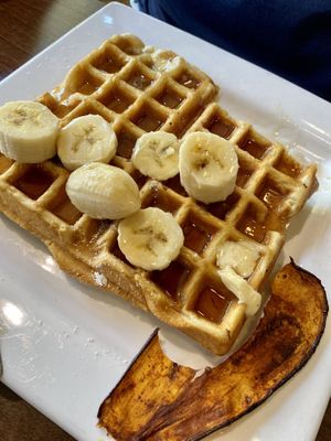 Vegan Waffle at Good Life Cafe in Columbia