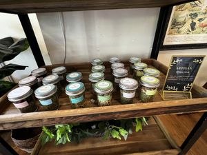 Homemade tea   at Good Life Cafe in Columbia