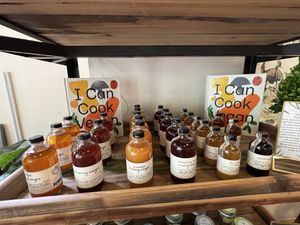 Homemade vinegar   at Good Life Cafe in Columbia