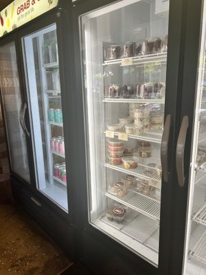 Lots of grab and go items - like cupcakes, drinks, overnight oats, ‘tuna’ salad, protein bites, salads, and more! (In addition to full menu for things made to order)    at Good Life Cafe in Columbia