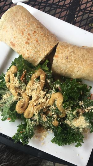 Reuben and kale salad at Good Life Cafe in Columbia