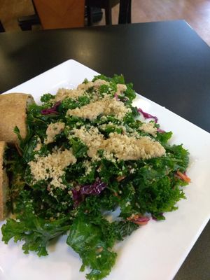 Kale salad at Good Life Cafe in Columbia