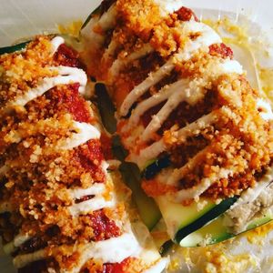 manicotti to go at Good Life Cafe in Columbia