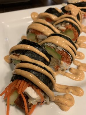 Tempeh sushi rolls at Good Life Cafe in Columbia