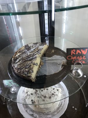 Raw cheesecake! at Good Life Cafe in Columbia