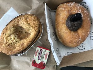 mushroom pie and oreo donut  at Farine Bakery - Spring Hill in Spring Hill