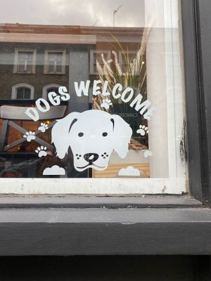Dog friendly😄always a good sign of a great place.  at Nama Café and Cake House in South East London