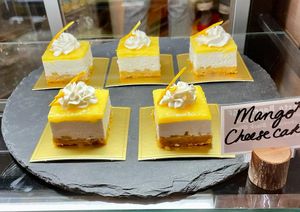 Vegan Mango Cheesecake at Nama Café and Cake House in South East London
