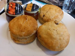 Scones with jam at Nama Café and Cake House in South East London