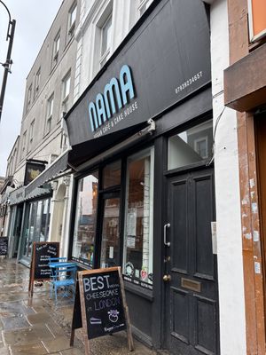  The exterior #Veganuary at Nama Café and Cake House in South East London