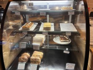 Some of the treats on offer (sorry for terrible photo quality here!) #Veganuary at Nama Café and Cake House in South East London