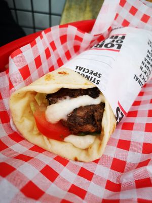 Lamb Souvlaki at Lord of the Fries in Northbridge