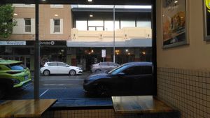 Small sitting in area at Lord of the Fries in Northbridge