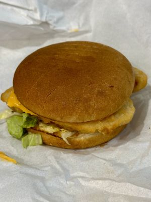 Fish Burger  at Lord of the Fries in Northbridge