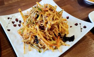 house salad 가정식냉채 at Seongwon Uyukmyeon - 성원우육면 in Seoul