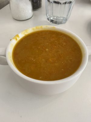 Lentil soup   at Laura's Kitchen in Edinburgh