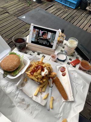 Ordered at home  at Frituur Arré Patat in Antwerpen