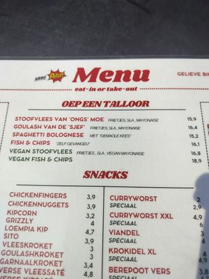  at Frituur Arré Patat in Antwerpen