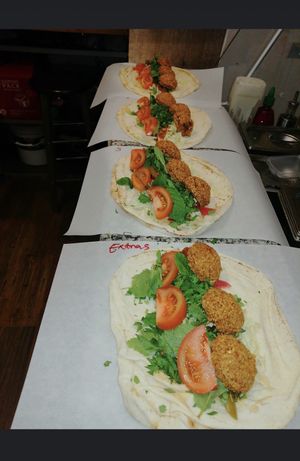 Falafel Wraps at Falafel in Hilden