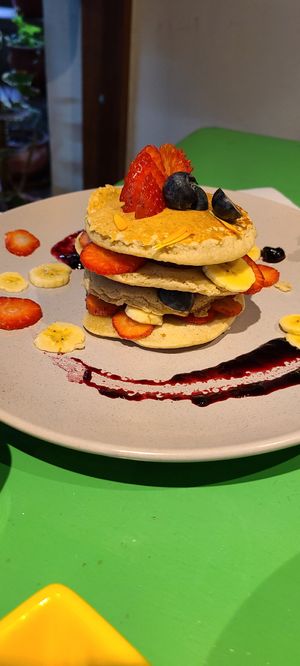 Panqueques at Parada Vegana in Cusco