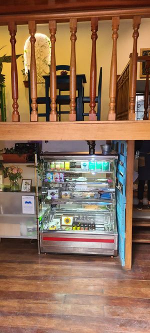 Entrance down 3 steps at Parada Vegana in Cusco